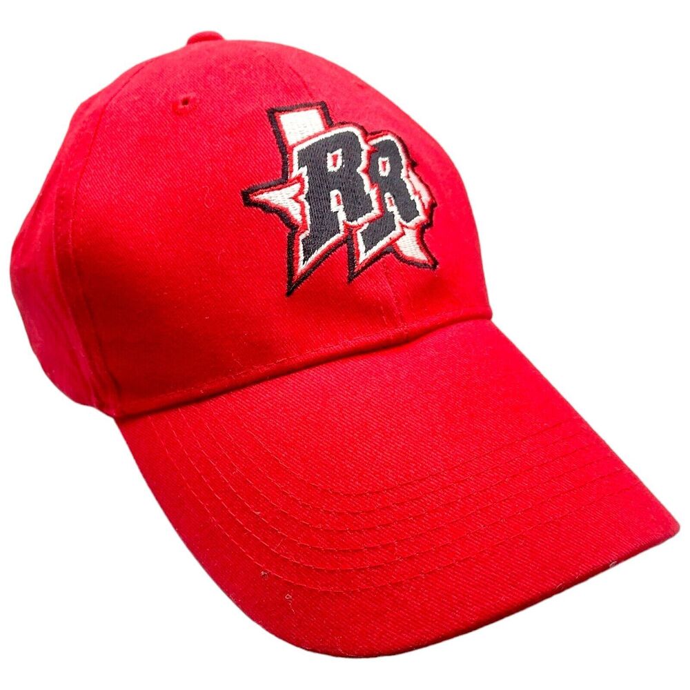 Vintag Frisco Rough Riders Baseball Cap Hat Red Texas Embroidered Adjustable